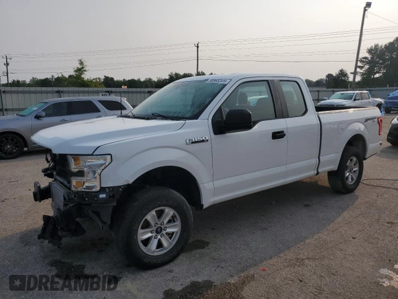 2017 Ford F-150 XL with VIN 1FTEX1EP5HFB04005, listed as a Copart auction lot 58965345 with 49,400 mi miles and Salvage title. Bid and sale history available at DreamBid. Image 1.