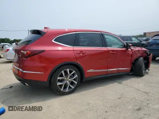 2023 Acura MDX Technology z VIN 5J8YE1H43PL025910, wystawiony jako Copart lot #60610405 z przebiegiem 14 091 mil mil oraz Szkoda całkowita • Salvage title. Historia ofert i sprzedaży dostępna na DreamBid. Obrazek 3.