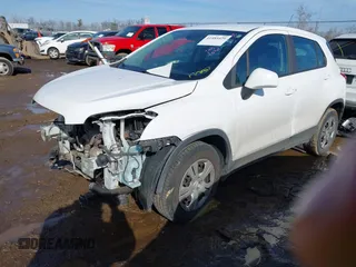 2016 Chevrolet Trax LS with VIN 3GNCJKSB3GL267030, listed as a IAAI auction lot 41485429 with 126,301 mi miles. Bid and sale history available at carsss.com. Image 18.