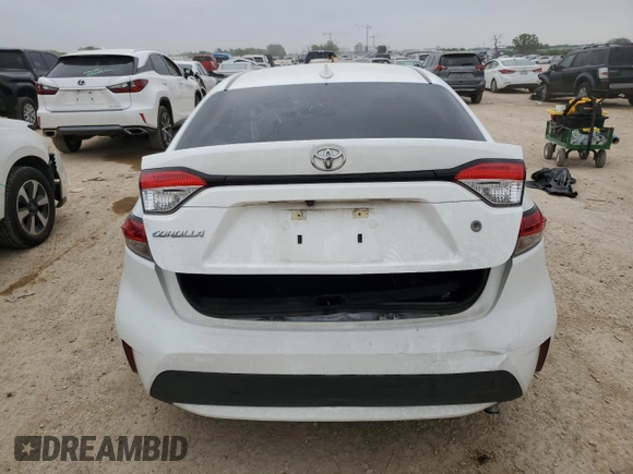 2021 Toyota Corolla L with VIN 5YFDPMAE2MP200095, listed as a Copart auction lot 51287355 with 61,471 mi miles and Salvage Title. Bid and sale history available at DreamBid. Image 6.