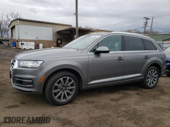 2017 Audi Q7 Premium Plus with VIN WA1LAAF72HD049851, listed as a Copart auction lot 53026175 with 100,601 mi miles and Salvage Title. Bid and sale history available at carsss.com. Image 1.