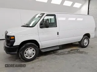 2013 Ford Econoline Cargo Commercial with VIN 1FTSE3EL8DDB18374, listed as a Copart auction lot 58964135 with 103,690 mi miles and Clean title. Bid and sale history available at DreamBid. Image 1.