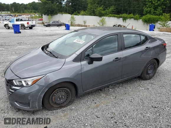 2023 Nissan Versa S with VIN 3N1CN8DV8PL824928, listed as a Copart auction lot 58486015 with Not provided miles and Salvage title. Bid and sale history available at DreamBid. Image 1.