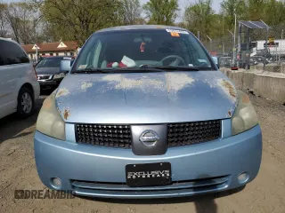 2004 Nissan Quest S with VIN 5N1BV28U24N331681, listed as a Copart auction lot 53614465 with 0 mi miles and Salvage Title. Bid and sale history available at carsss.com. Image 5.