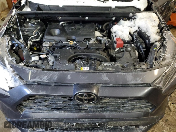 2021 Toyota RAV4 LE with VIN 2T3F1RFV4MW153139, listed as a Copart auction lot 45971955 with 33,991 mi miles and Salvage Title. Bid and sale history available at carsss.com. Image 12.