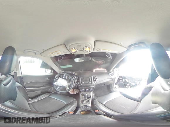 2018 Jeep Compass Latitude with VIN 3C4NJDBB6JT481739, listed as a Copart auction lot 58528565 with 97,788 mi miles and Salvage title. Bid and sale history available at DreamBid. Image 15.