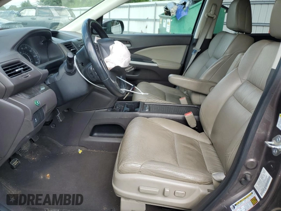 2013 Honda CR-V EX-L with VIN 5J6RM4H77DL041924, listed as a Copart auction lot 63707845 with 134,328 mi miles and Salvage title. Bid and sale history available at DreamBid. Image 7.