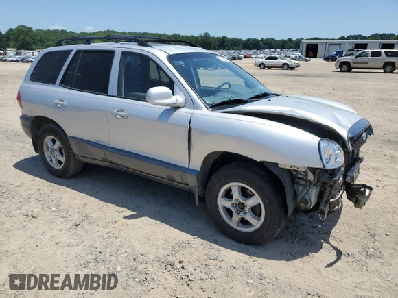 2002 Hyundai Santa Fe GLS with VIN KM8SC13D42U334401, listed as a Copart auction lot 60467854 with 187,404 mi miles and Salvage Title. Bid and sale history available at carsss.com. Image 4.