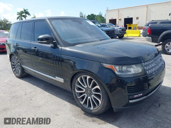 2016 Land Rover Range Rover Supercharged with VIN SALGS2EF6GA301144, listed as a IAAI auction lot 42686146 with 97,141 mi miles and . Bid and sale history available at DreamBid. Image 1.