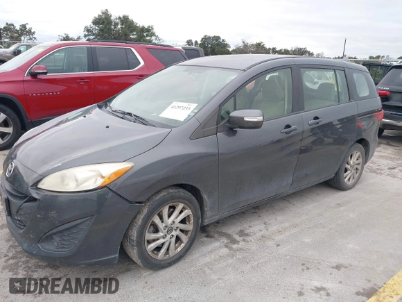 2014 Mazda Mazda5 Sport with VIN JM1CW2BL5E0166178, listed as a IAAI auction lot 41297233 with 184,462 mi miles. Bid and sale history available at carsss.com. Image 2.