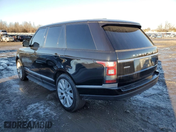 2013 Land Rover Range Rover SC с VIN SALGS2EF8DA121255, выставлен на аукционе Copart как лот 42643805 с пробегом 135 087 миль миль и Списание • Salvage title. История ставок и продаж доступна на DreamBid. Изображение 2.