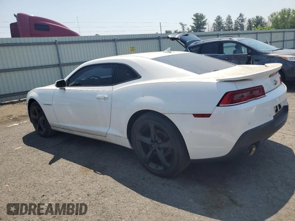 2014 Chevrolet Camaro LT with VIN 2G1FC1E38E9247105, listed as a Copart auction lot 60249125 with 138,495 mi miles and Salvage title. Bid and sale history available at DreamBid. Image 2.