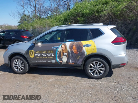 2017 Nissan Rogue SV with VIN KNMAT2MV4HP543271, listed as a IAAI auction lot 42059327 with 157,994 mi miles. Bid and sale history available at carsss.com. Image 15.