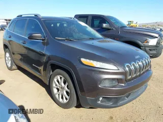 2014 Jeep Cherokee Latitude with VIN 1C4PJLCS3EW155236, listed as a IAAI auction lot 41877793 with 106,370 mi miles. Bid and sale history available at carsss.com. Image 1.