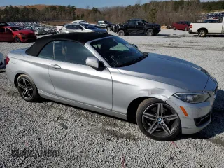 2017 BMW 2 Series 230i with VIN WBA2K9C54HV646717, listed as a Copart auction lot 41997345 with 123,963 mi miles and Salvage Title. Bid and sale history available at carsss.com. Image 4.