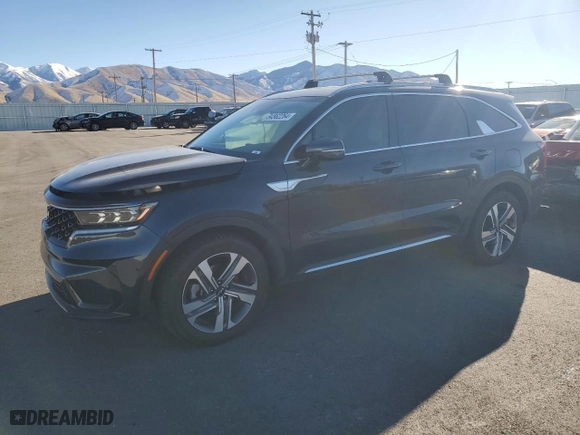 2022 Kia Sorento Plug-In Hybrid SX with VIN KNDRJDLH6N5067077, listed as a Copart auction lot 84562264 with 38,691 mi miles and Salvage Title. Bid and sale history available at carsss.com. Image 1.