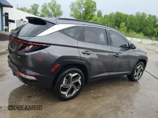2023 Hyundai Tucson SEL with VIN 5NMJFCAE1PH293108, listed as a Copart auction lot 57083535 with 30,702 mi miles and Salvage title. Bid and sale history available at DreamBid. Image 3.