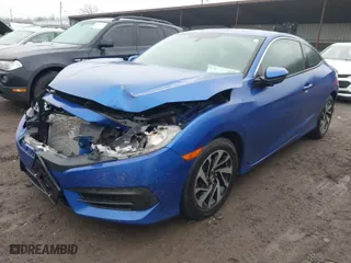 2017 Honda Civic Coupe LX with VIN 2HGFC4B5XHH310389, listed as a IAAI auction lot 41569031 with 79,694 mi miles. Bid and sale history available at carsss.com. Image 2.