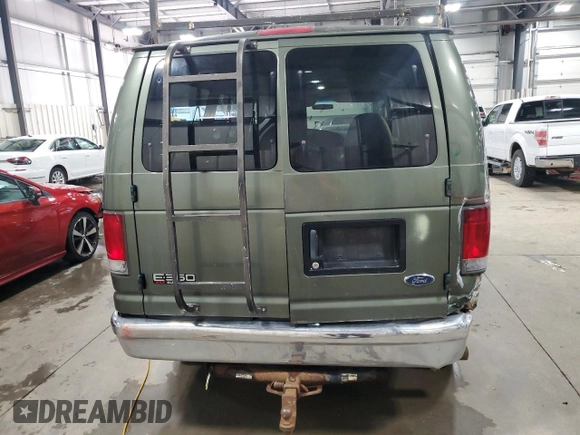 2005 Ford Econoline Passenger XL with VIN 1FBNE31L75HB26371, listed as a Copart auction lot 53566155 with 219,769 mi miles and Clean Title. Bid and sale history available at carsss.com. Image 6.