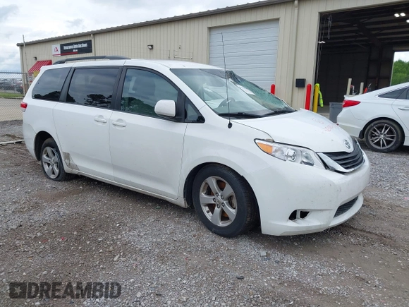 2011 Toyota Sienna LE AAS with VIN 5TDKK3DC6BS091557, listed as a IAAI auction lot 42170157 with 398,019 mi miles and . Bid and sale history available at DreamBid. Image 1.