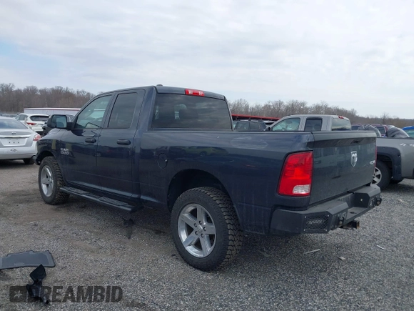 2017 Ram 1500 Express with VIN 1C6RR7FG7HS743580, listed as a IAAI auction lot 41704378 with 113,610 mi miles. Bid and sale history available at carsss.com. Image 3.
