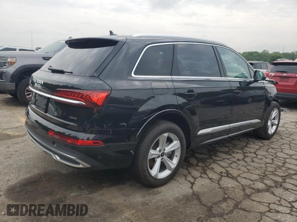 2024 Audi Q7 Premium Plus with VIN WA1LCBF73RD006153, listed as a Copart auction lot 54344995 with 12,063 mi miles and Salvage Title. Bid and sale history available at carsss.com. Image 3.