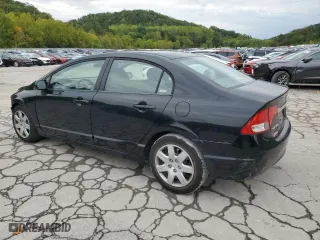 2009 Honda Civic Sdn LX with VIN 19XFA16559E050347, listed as a Copart auction lot 72923904 with 125,600 mi miles and Salvage Title. Bid and sale history available at carsss.com. Image 2.