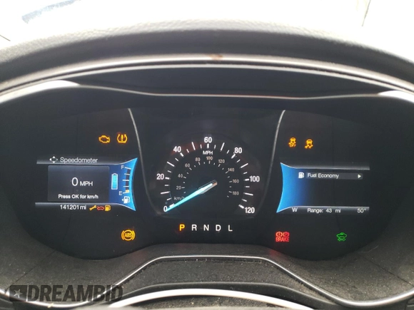 2017 Ford Fusion Hybrid SE with VIN 3FA6P0LU9HR385385, listed as a Copart auction lot 48885275 with 141,201 mi miles and Non repairable. Bid and sale history available at DreamBid. Image 9.