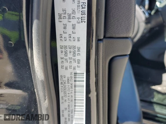 2019 Jeep Grand Cherokee Upland z VIN 1C4RJEAG5KC835767, wystawiony jako Copart lot #52076345 z przebiegiem 52 910 mil mil oraz Szkoda całkowita • Salvage title. Historia ofert i sprzedaży dostępna na DreamBid. Obrazek 14.