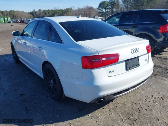 2012 Audi A6 3.0T Prestige with VIN WAUHGAFC8CN112409, listed as a IAAI auction lot 41577304 with 123,759 mi miles. Bid and sale history available at carsss.com. Image 3.