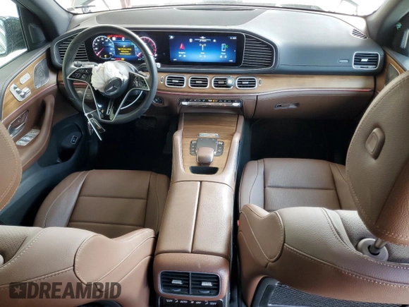 2024 Mercedes-Benz GLE 450 with VIN 4JGFB5KB1RB182563, listed as a Copart auction lot 52348585 with 17,149 mi miles and Salvage title. Bid and sale history available at DreamBid. Image 8.