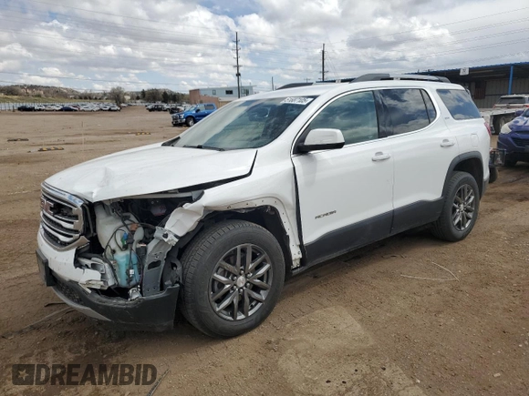 2017 GMC Acadia SLT with VIN 1GKKNULS1HZ227806, listed as a Copart auction lot 51687105 with 164,692 mi miles and Salvage Title. Bid and sale history available at carsss.com. Image 1.
