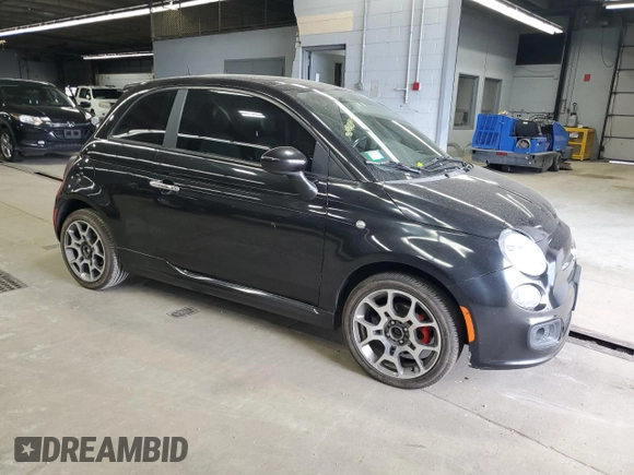 2012 FIAT 500 Sport z VIN 3C3CFFBR5CT199097, wystawiony jako Copart lot #58625955 z przebiegiem 106 425 mil mil oraz Tytuł czysty. Historia ofert i sprzedaży dostępna na DreamBid. Obrazek 4.