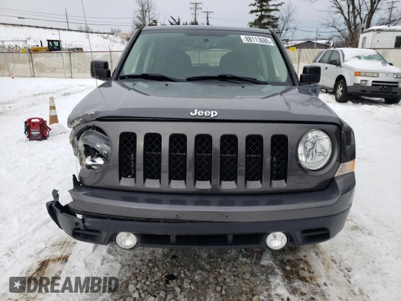 2017 Jeep Patriot Latitude with VIN 1C4NJPFB7HD131242, listed as a Copart auction lot 88113685 with 113,640 mi miles and Salvage Title. Bid and sale history available at DreamBid. Image 5.
