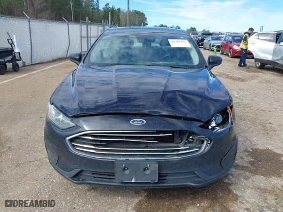 2019 Ford Fusion Hybrid SE with VIN 3FA6P0LU3KR273527, listed as a IAAI auction lot 41705167 with 169,020 mi miles. Bid and sale history available at carsss.com. Image 12.