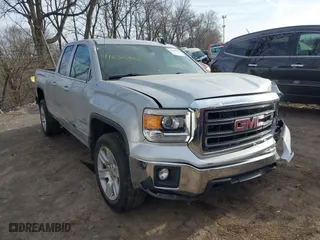 2015 GMC Sierra 1500 SLE with VIN 1GTV2UEC4FZ349869, listed as a IAAI auction lot 41830802 with 117,388 mi miles. Bid and sale history available at carsss.com. Image 1.