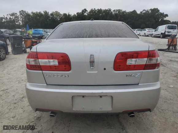 2007 Lincoln MKZ with VIN 3LNHM26T67R662112, listed as a Copart auction lot 76933334 with 159,130 mi miles and Salvage Title. Bid and sale history available at carsss.com. Image 6.