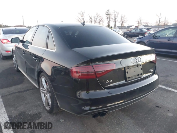 2013 Audi A4 2.0T Prestige with VIN WAUKFAFL9DN015049, listed as a IAAI auction lot 40975645 with 104,407 mi miles. Bid and sale history available at carsss.com. Image 3.