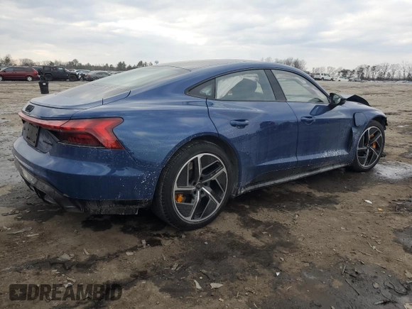 2023 Audi RS e-tron GT z VIN WAUBHBFW7P7903740, wystawiony jako Copart lot #42352535 z przebiegiem Nie podano mil oraz Szkody całkowita. Historia ofert i sprzedaży dostępna na DreamBid. Obrazek 3.