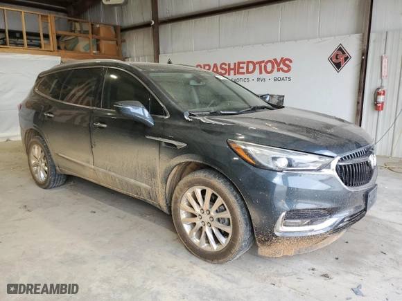 2018 Buick Enclave Essence with VIN 5GAEVAKW1JJ158410, listed as a Copart auction lot 49823305 with 92,752 mi miles and Salvage Title. Bid and sale history available at carsss.com. Image 4.