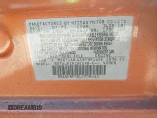2020 Nissan Versa SR с VIN 3N1CN8FV8LL902633, выставлен на аукционе IAAI как лот 42292421 с пробегом 83 885 миль миль и . История ставок и продаж доступна на DreamBid. Изображение 9.