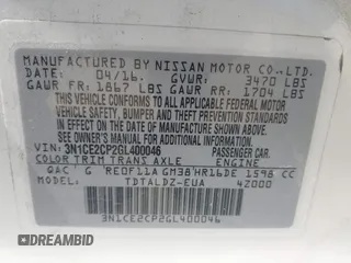 2016 Nissan Note S z VIN 3N1CE2CP2GL400046, wystawiony jako IAAI lot #42771984 z przebiegiem 134 149 mil mil oraz . Historia ofert i sprzedaży dostępna na DreamBid. Obrazek 9.