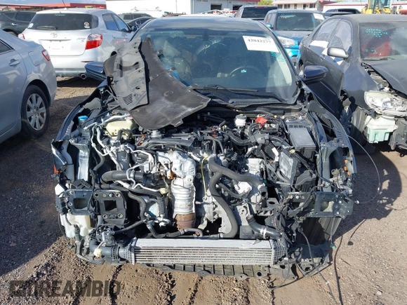 2017 Honda Civic Sedan EX-L with VIN 19XFC1F70HE005116, listed as a IAAI auction lot 42042277 with 61,812 mi miles. Bid and sale history available at carsss.com. Image 6.