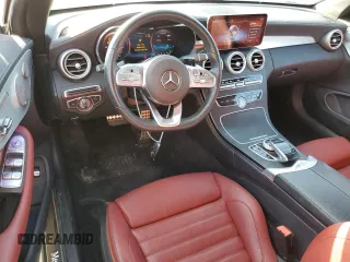 2020 Mercedes-Benz C 300 with VIN WDDWK8DB3LF959785, listed as a Copart auction lot 75055304 with 36,971 mi miles and Salvage Title. Bid and sale history available at DreamBid. Image 8.