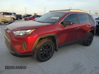 2024 Toyota RAV4 LE with VIN 2T3H1RFV5RW302383, listed as a Copart auction lot 49278265 with 25,196 mi miles and Salvage Title. Bid and sale history available at carsss.com. Image 1.