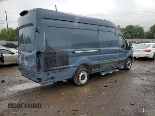 2020 Ford Transit Cargo with VIN 1FTBR3X87LKB26909, listed as a Copart auction lot 61000205 with 27,029 mi miles and Salvage title. Bid and sale history available at DreamBid. Image 3.