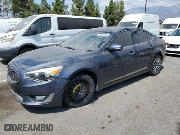 2014 Kia Cadenza Premium with VIN KNALN4D70E5123334, listed as a Copart auction lot 70292344 with 0 mi miles and Clean Title. Bid and sale history available at carsss.com. Image 1.