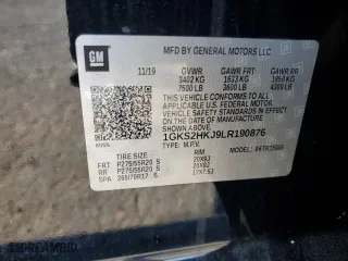 2020 GMC Yukon XL Denali with VIN 1GKS2HKJ9LR190876, listed as a Copart auction lot 46588685 with 157,882 mi miles and Salvage Title. Bid and sale history available at carsss.com. Image 14.