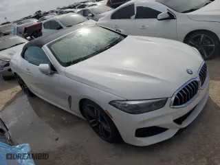 2019 BMW 8 Series M850i xDrive with VIN WBAFY4C53KBX29650, listed as a Copart auction lot 74467184 with 0 mi miles and Salvage Title. Bid and sale history available at carsss.com. Image 4.
