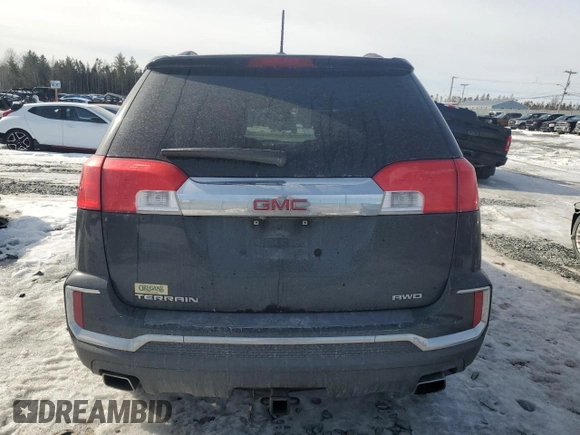 2017 GMC Terrain SLE with VIN 2GKFLTE39H6288257, listed as a Copart auction lot 45348105 with 114,560 mi miles and Salvage Title. Bid and sale history available at carsss.com. Image 6.